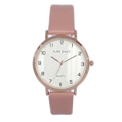 ساعت مچی عقربه ای زنانه سوری شات مدل sur 9966 golb به همراه دستمال مخصوص نانو کلیر واچ