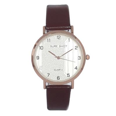 ساعت مچی عقربه ای زنانه سوری شات مدل sur 9966 gher به همراه دستمال مخصوص نانو کلیر واچ