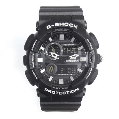 ساعت مچی دیجیتال مردانه مدل g sh 2211 me me به همراه دستمال مخصوص نانو برند کلیر واچ