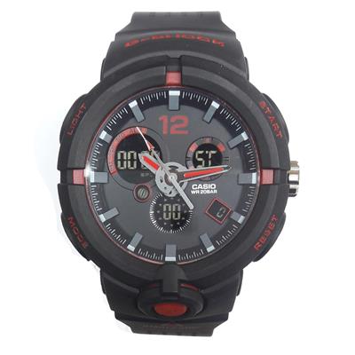 ساعت مچی دیجیتال مردانه مدل g sh 1133 me gher به همراه دستمال مخصوص نانو برند کلیر واچ