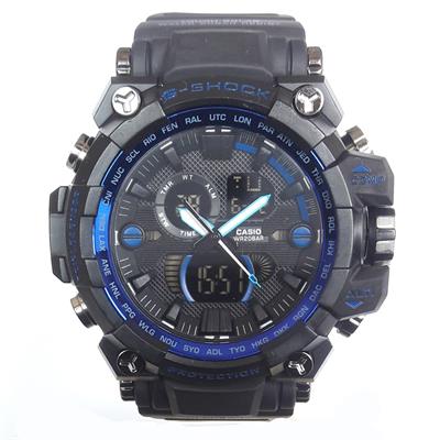 ساعت مچی دیجیتال مردانه مدل g sh 1100 me ab به همراه دستمال مخصوص نانو برند کلیر واچ