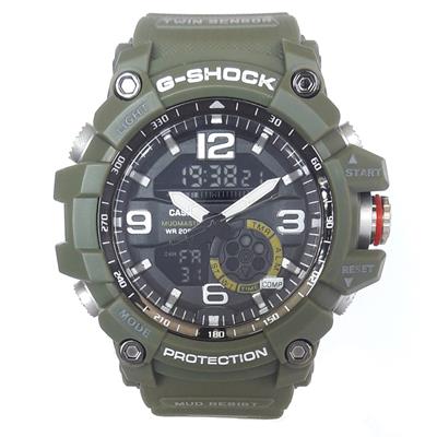 ساعت مچی دیجیتال مردانه مدل g sh 1199 sab به همراه دستمال مخصوص نانو برند کلیر واچ