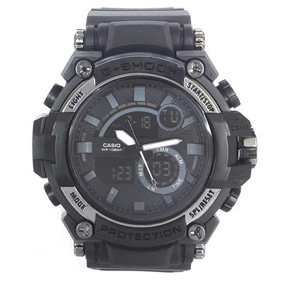 ساعت مچی دیجیتال مردانه مدل g sh 1144 me to به همراه دستمال مخصوص نانو برند کلیر واچ