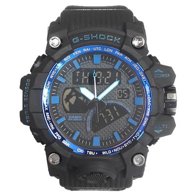 ساعت مچی دیجیتال مردانه مدل g sh 1177 me ab به همراه دستمال مخصوص نانو برند کلیر واچ