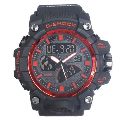 ساعت مچی دیجیتال مردانه مدل g sh 1177 me gher به همراه دستمال مخصوص نانو برند کلیر واچ