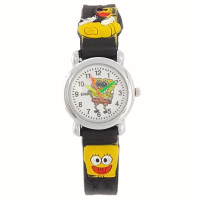 ساعت مچی عقربه ای پسرانه مدل bab 1101 me به همراه دستمال مخصوص نانو برند کلیر واچ