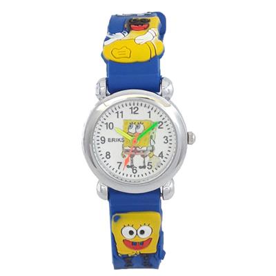 ساعت مچی عقربه ای پسرانه مدل bab 1101 ab te به همراه دستمال مخصوص نانو برند کلیر واچ