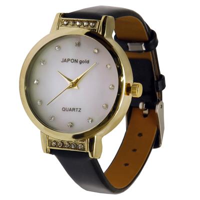 ساعت مچی عقربه ای زنانه ژاپن گلد مدل jg 1030
