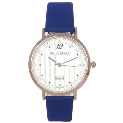 ساعت مچی عقربه ای زنانه سوری شات مدل sur 9933 ab به همراه دستمال مخصوص نانو کلیر واچ