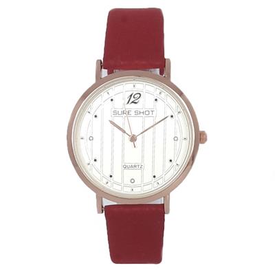 ساعت مچی عقربه ای زنانه سوری شات مدل sur 9933 gher به همراه دستمال مخصوص نانو کلیر واچ