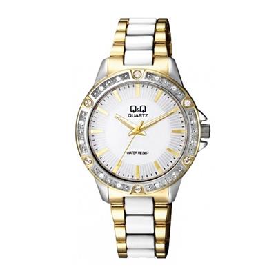 ساعت مچی عقربه ای زنانه کیو اند کیو مدلf533j401y