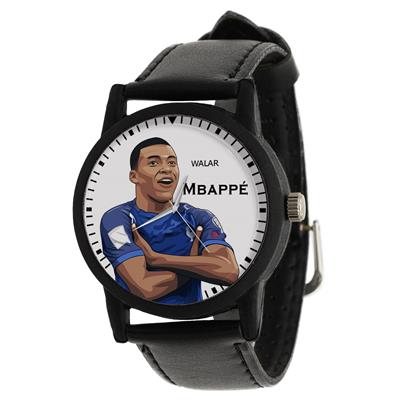 ساعت مچی عقربه ای مردانه والار طرح امباپه کد lf2164