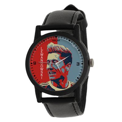 ساعت مچی عقربه ای مردانه والار طرح رابرت لواندوفسکی کد lf2138