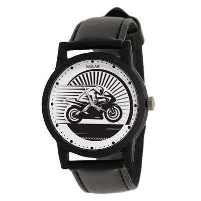 ساعت مچی عقربه ای والار طرح موتورسواری کد lf2107