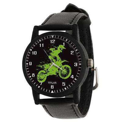 ساعت مچی عقربه ای والار طرح موتورسواری کد lf2085