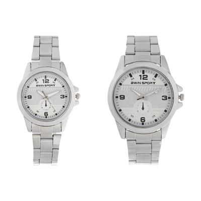 ست ساعت مچی عقربه ای زنانه و مردانه آوین اسپرت مدل l 8588