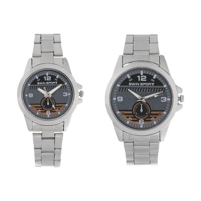 ست ساعت مچی عقربه ای زنانه و مردانه آوین اسپرت مدل a 8562