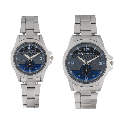 ست ساعت مچی عقربه ای زنانه و مردانه آوین اسپرت مدل l 862