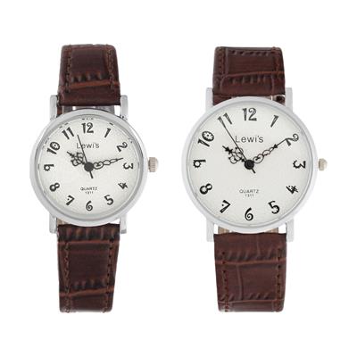 ست ساعت مچی عقربه ای زنانه و مردانه لاویز مدل l 8644