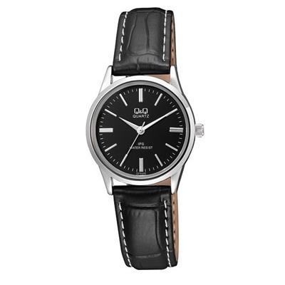 ساعت مچی عقربه ای زنانه کیو اند کیو مدل c215j302y به همراه دستمال مخصوص برند کلین واچ