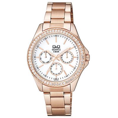 ساعت مچی عقربه ای زنانه کیو اند کیو مدل ce01j002y