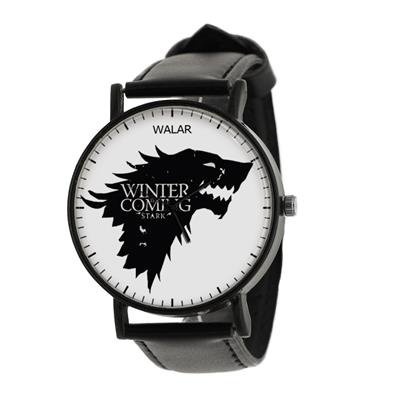 ساعت مچی عقربه ای مردانه والار طرح گیم آف ترونز مدل lf1174