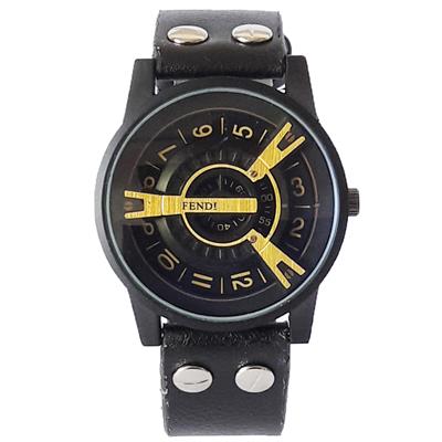 ساعت مچی عقربه ای مردانه مدل fen 6622 me به همراه دستمال مخصوص نانو برند کلیر واچ