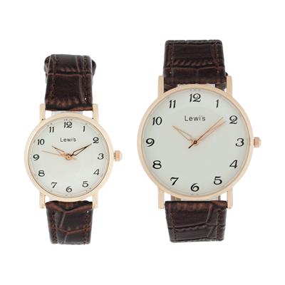 ست ساعت مچی عقربه ای زنانه و مردانه لاویز مدل l 867