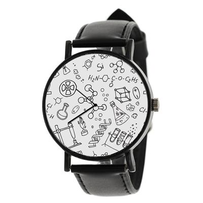 ساعت مچی عقربه ای مردانه طرح شیمی مدل lf1149 m