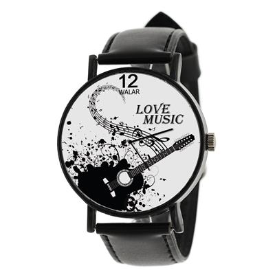 ساعت مچی عقربه ای زنانه والار طرح love music مدل lf1135 f