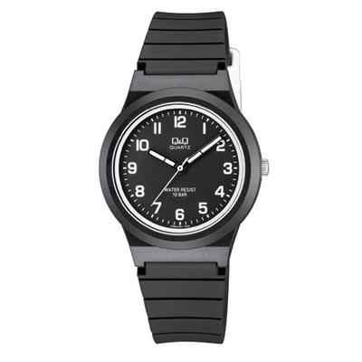 ساعت مچی عقربه ای پسرانه کیو اند کیو مدل vr94j001y به همراه دستمال مخصوص برند کلین واچ