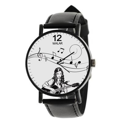 ساعت مچی عقربه ای زنانه والار طرح موسیقی مدل lf1143
