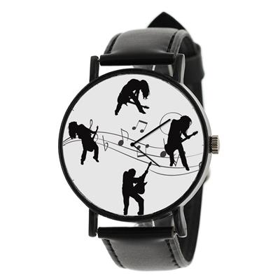 ساعت مچی عقربه ای زنانه طرح موسیقی مدل lf1142 f