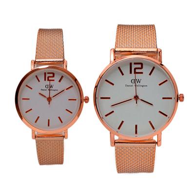 ست ساعت مچی عقربه ای زنانه و مردانه مدل d mw rg