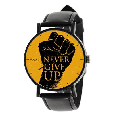 ساعت مچی عقربه ای مردانه والار طرح never give up مدل lf1121