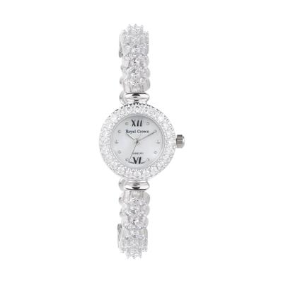 ساعت مچی عقربه ای نقره زنانه رویال کرون مدل rc5266 4