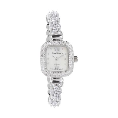 ساعت مچی عقربه ای نقره زنانه رویال کرون مدل rc1514 2
