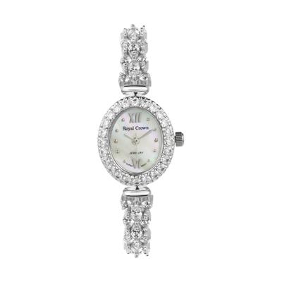 ساعت مچی عقربه ای نقره زنانه رویال کرون مدل rc1516 2