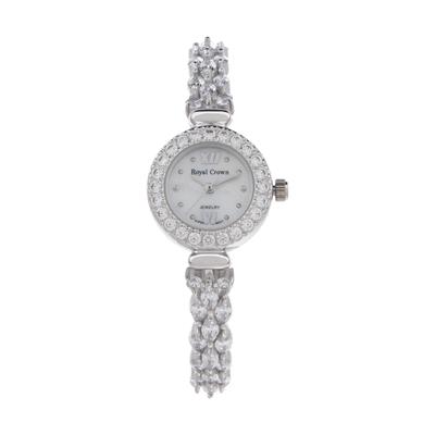 ساعت مچی عقربه ای نقره زنانه رویال کرون مدل rc5266 2