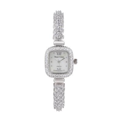 ساعت مچی عقربه ای نقره زنانه رویال کرون مدل rc1514 4