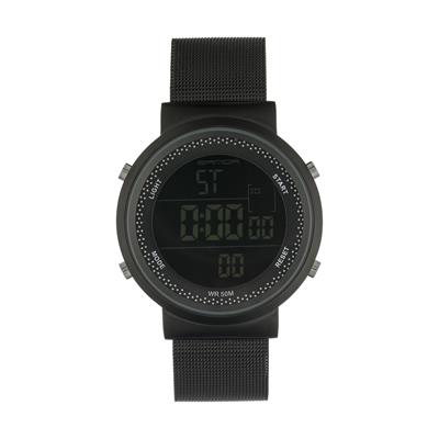 ساعت مچی دیجیتال مردانه ساندا مدل cr2016 383 m به همراه دستمال مخصوص نانو برند کلیر واچ