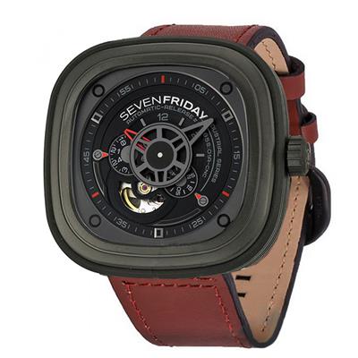 ساعت مچی عقربه ای مدل sf brown p3 2