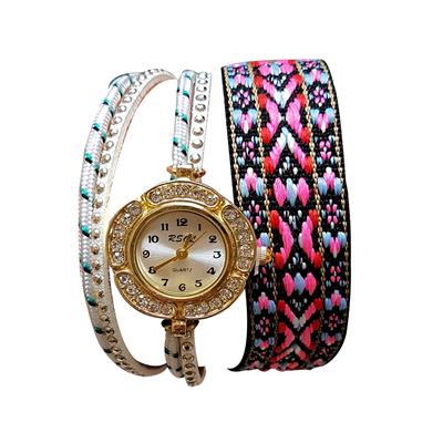 ساعت مچی عقربه ای زنانه طرح سنتی