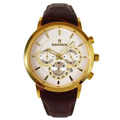 ساعت مچی عقربه ای مردانه مدل rom 03