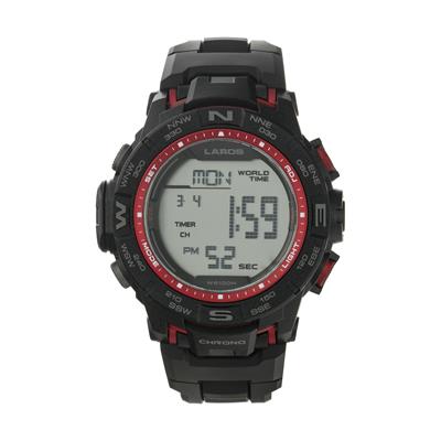 ساعت مچی دیجیتال مردانه لاروس مدل m1173 0318 به همراه دستمال مخصوص نانو برند کلیر واچ