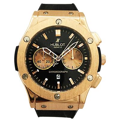 ساعت مچی عقربه ای مردانه مدل hu101 به همراه دستمال مخصوص برند کلین واچ