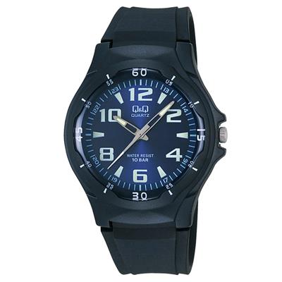 ساعت مچی عقربه ای مردانه کیو اند کیو مدل vp58j003y به همراه دستمال مخصوص برند کلین واچ