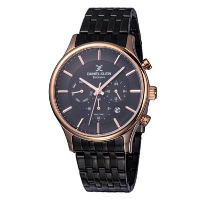 ساعت مچی عقربه ای مردانه دنیل کلین مدل dk11911 5 به همراه دستمال مخصوص برند کلین واچ