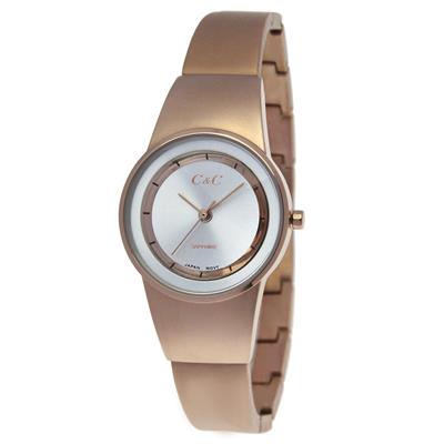 ساعت مچی عقربه ای زنانه سی اند سی مدل sn 1255l rr