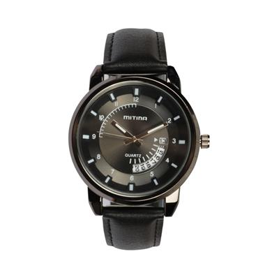 ساعت مچی عقربه ای مردانه می تینا مدل m 826 رنگ مشکی